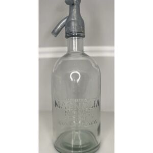 Magnolia Home Glass Seltzer Bottle 12.5" Tall Rustic Decor Farmhouse Chic